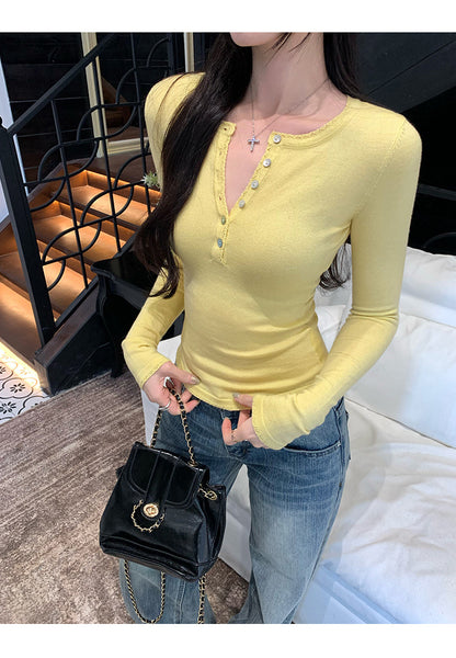 Long Sleeve Knit Top for Women | Tajstylo