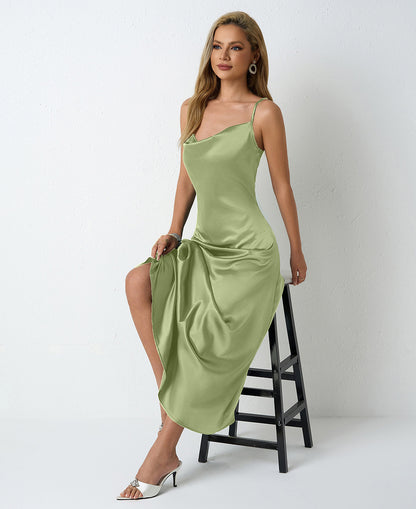 Pleated Sleeveless Dress | Tajstylo