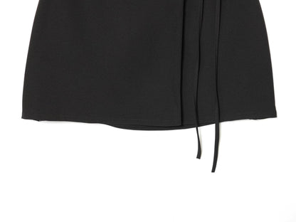 Fitted Suit Dress Wrap Waist A-Line Mini Skirt | Tajstylo