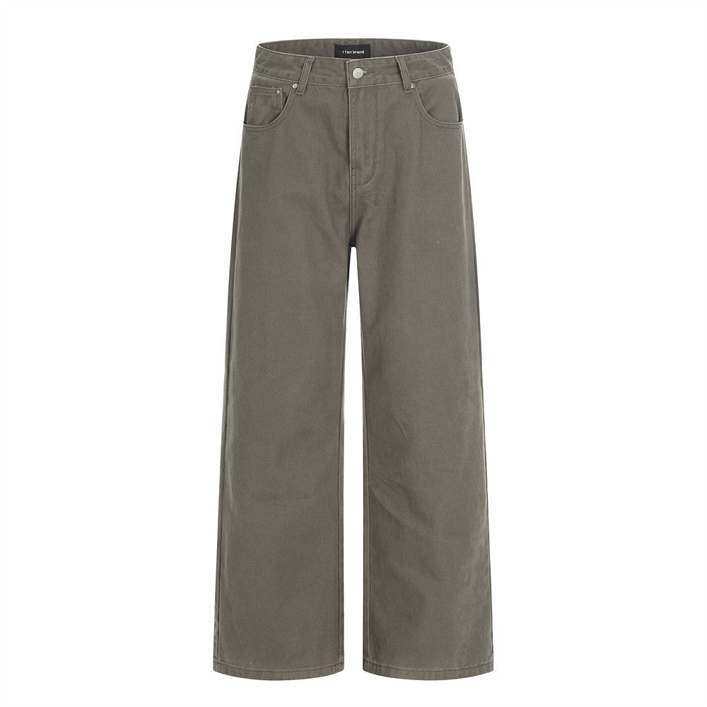 Loose Straight Fit Denim Pants | Tajstylo