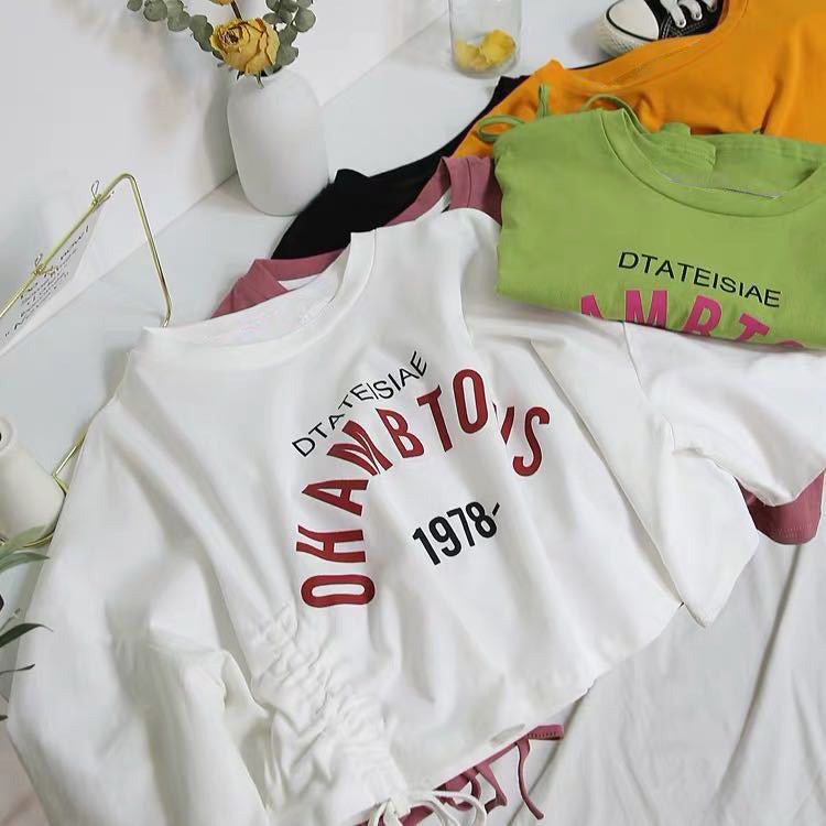 Chic Drawstring Cropped Top | Tajstylo