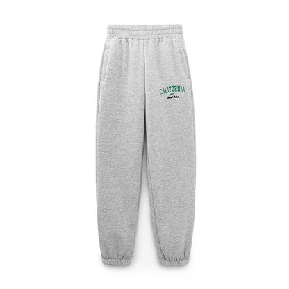 Text Embroidered Hoodie and Joggers Set | Tajstylo