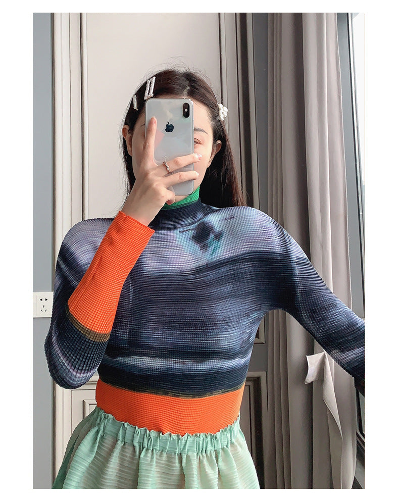Miyake Pleated Corset Top | Tajstylo