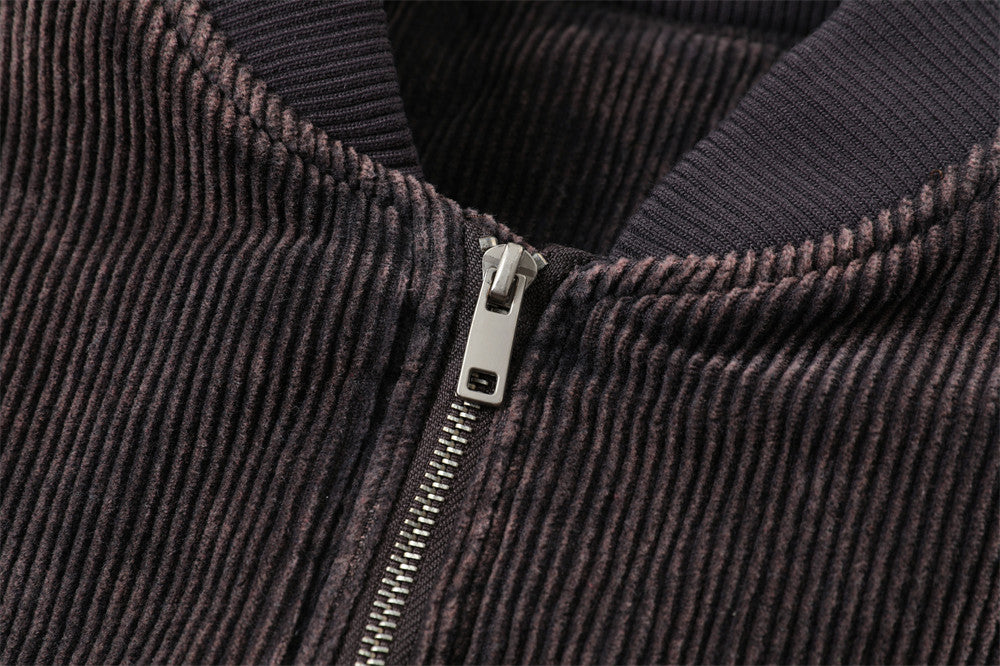 Fake Corduroy Short Jacket | Tajstylo