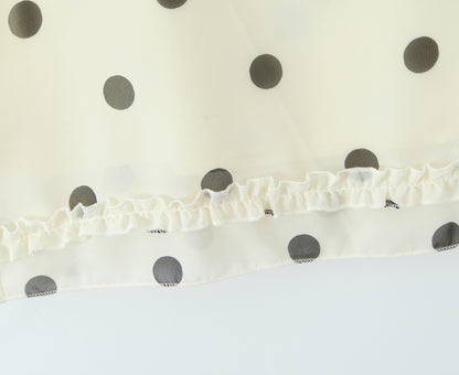 Wave Point Polka Dot Midi Skirt | Tajstylo