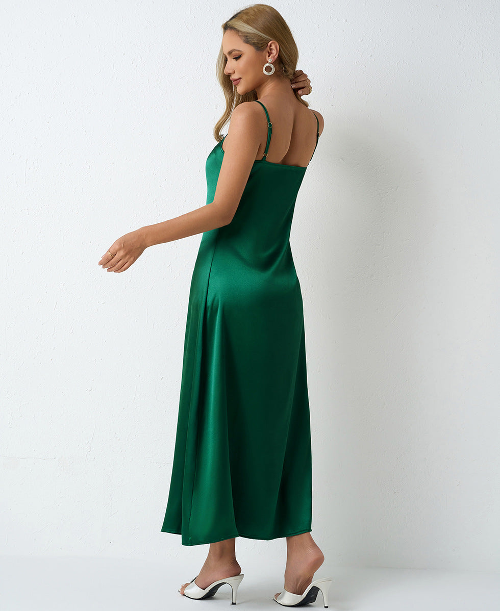 Pleated Sleeveless Dress | Tajstylo