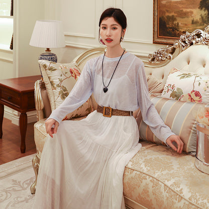 Belt Double Pocket Skirt | Tajstylo