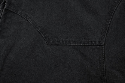 Color Block Denim Workwear Jacket | Tajstylo
