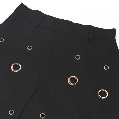 Flattering Ripped Fitted Two-Piece Nightclub Outfit | Tajstylo