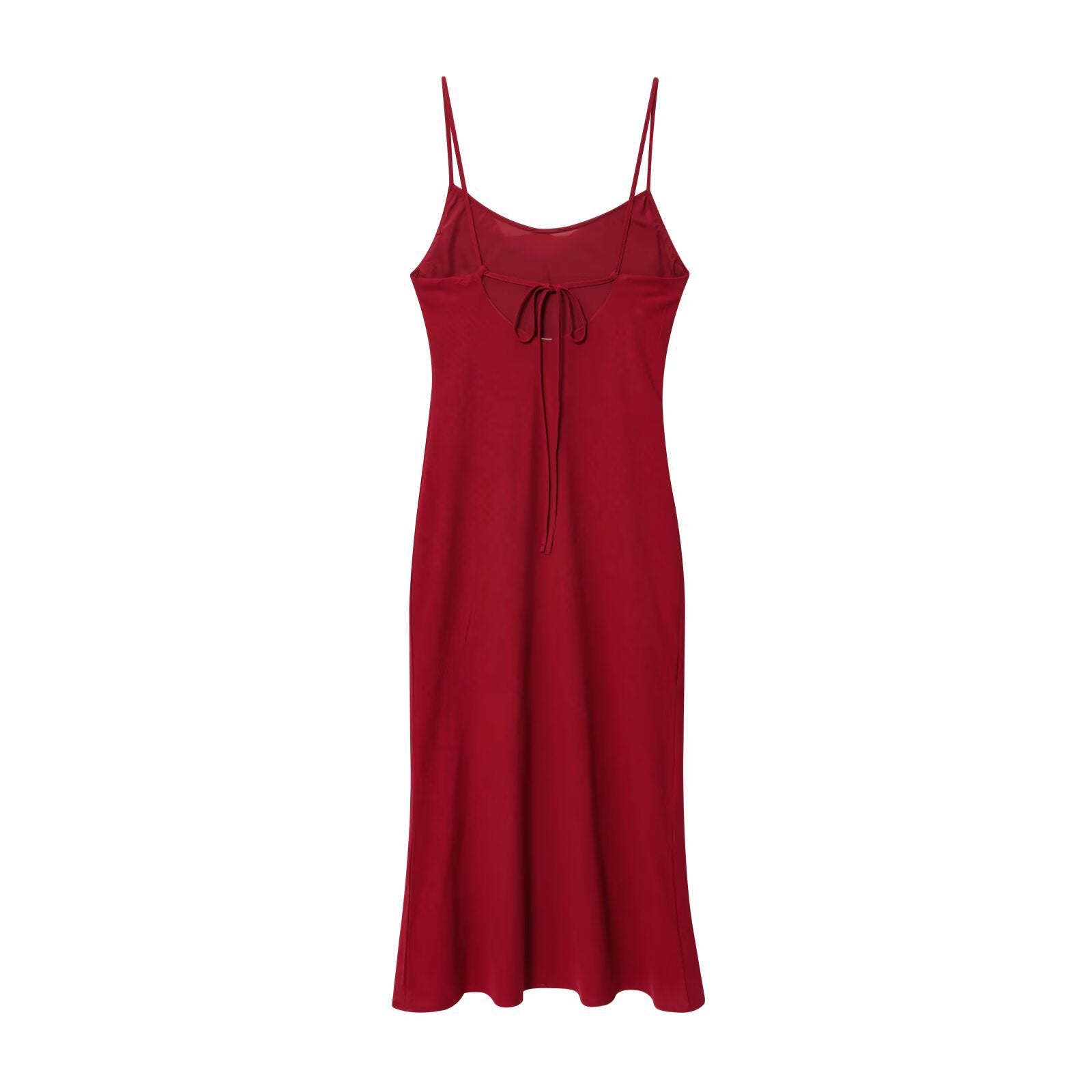 Woman wearing One Shoulder Sleeveless Midi Dress in a stylish setting