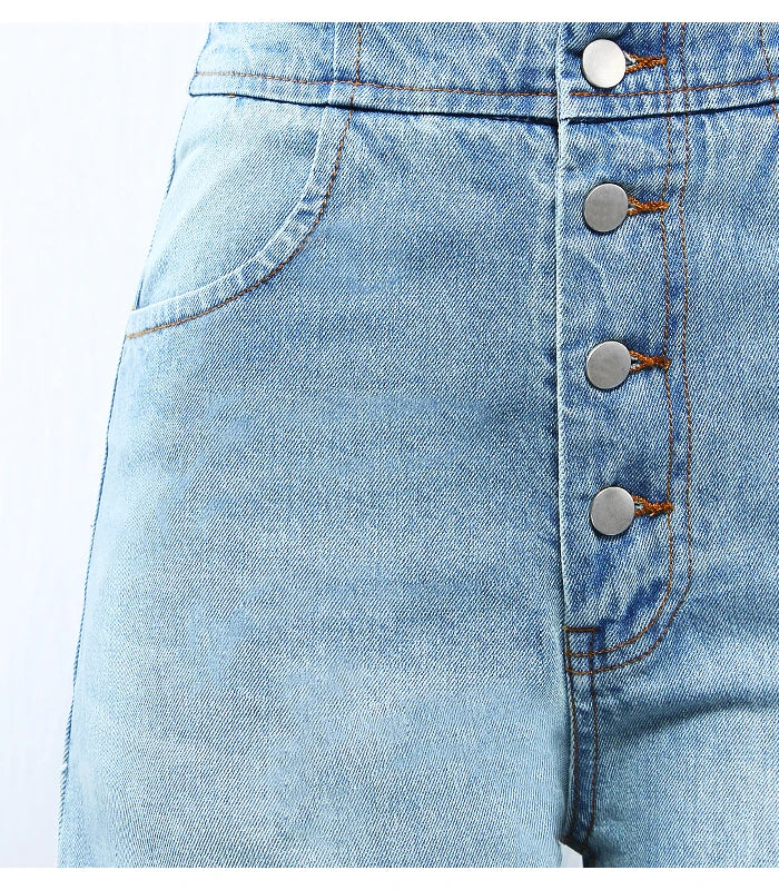 High Waist Wide Leg Jeans | Tajstylo