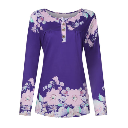 Floral Printed Tunic Shirt | Tajstylo