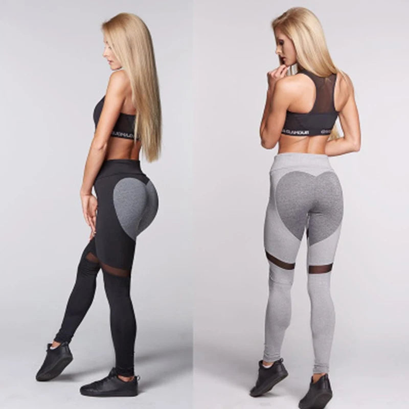 Sexy Heart Yoga Pants | Tajstylo