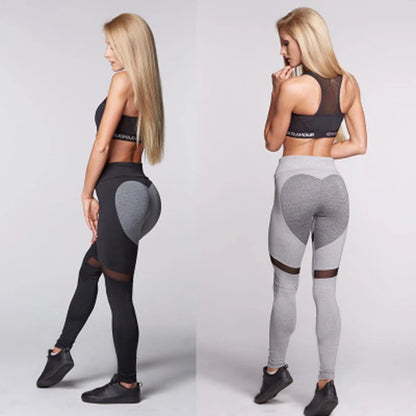 Sexy Heart Yoga Pants | Tajstylo
