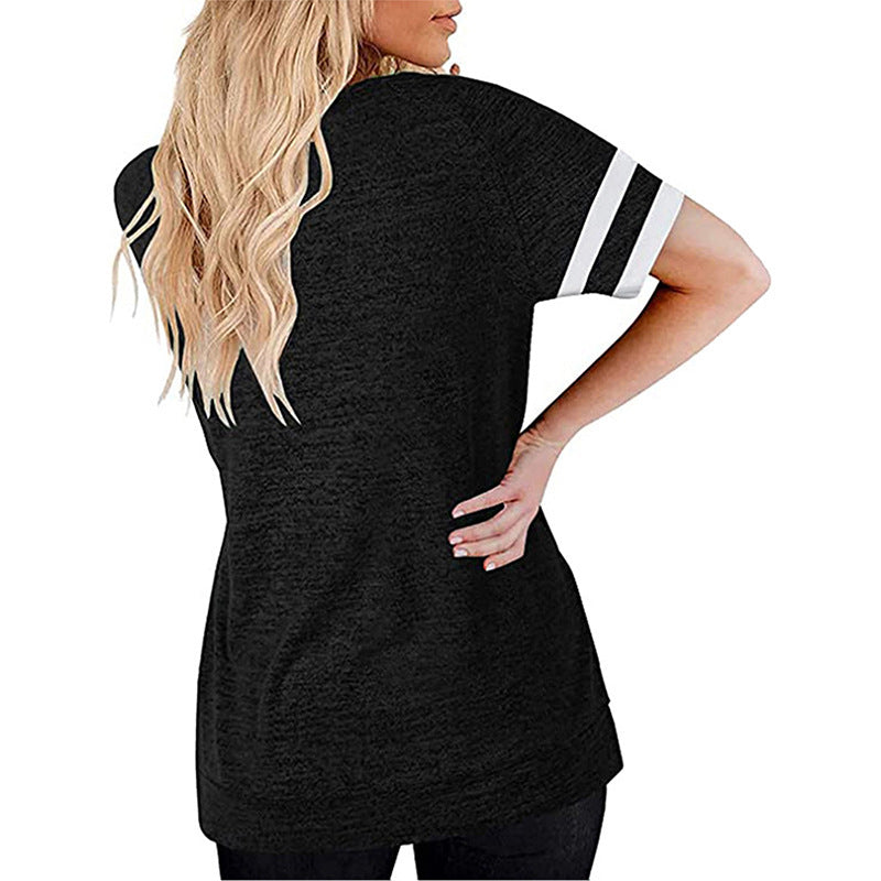 Mom Print Round Neck Tee | Tajstylo