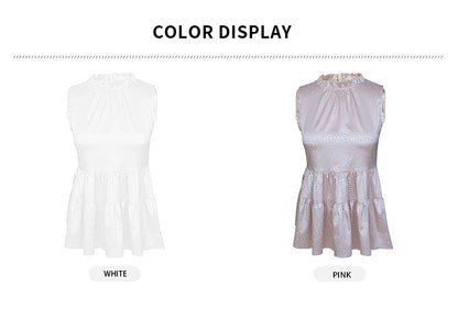 Sleeveless Round Neck Top | Tajstylo