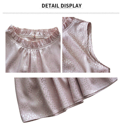 Sleeveless Round Neck Top | Tajstylo