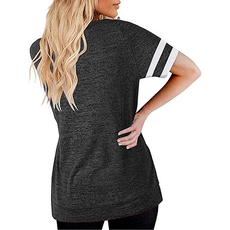 Mom Print Round Neck Tee | Tajstylo