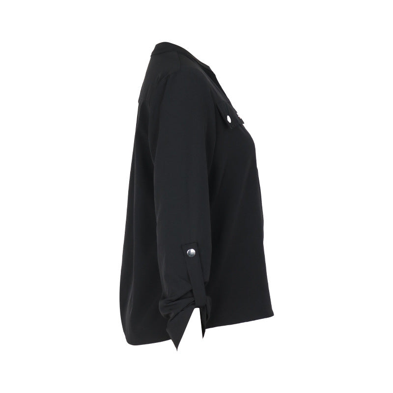 Autumn Long Sleeve Pullover Shirt | Tajstylo