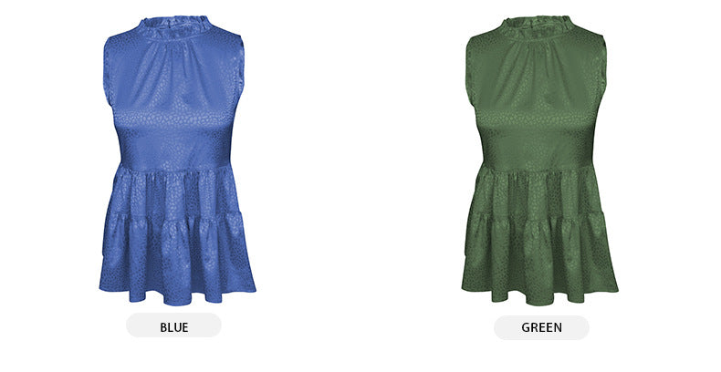 Sleeveless Round Neck Top | Tajstylo