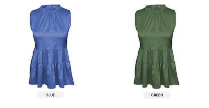 Sleeveless Round Neck Top | Tajstylo