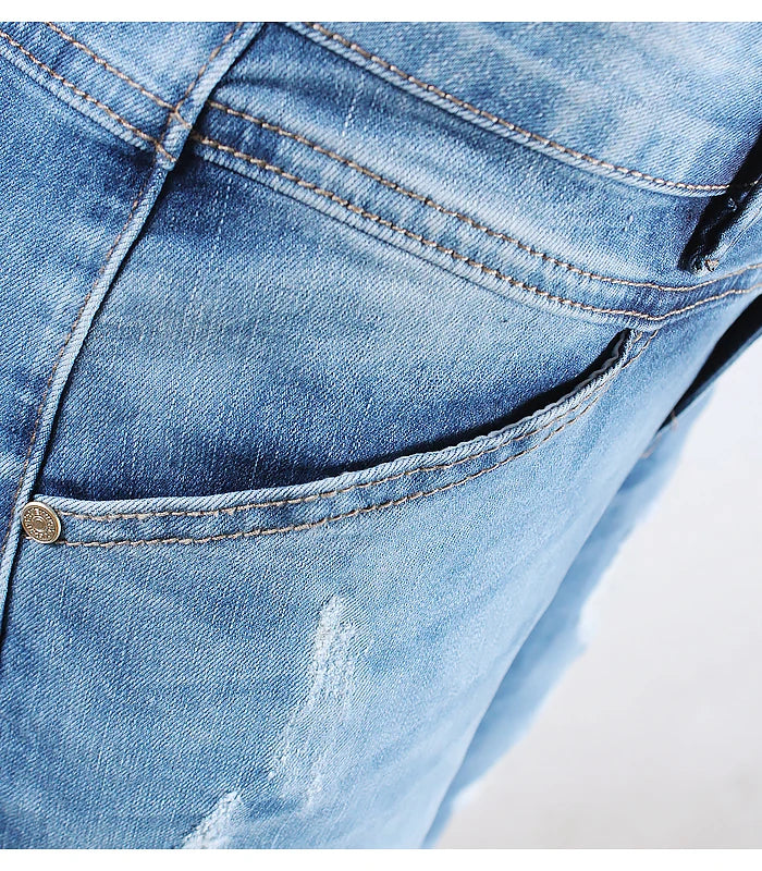 Trend Distressed Women's Denim Jeans | Tajstylo