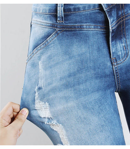 Trend Distressed Women's Denim Jeans | Tajstylo