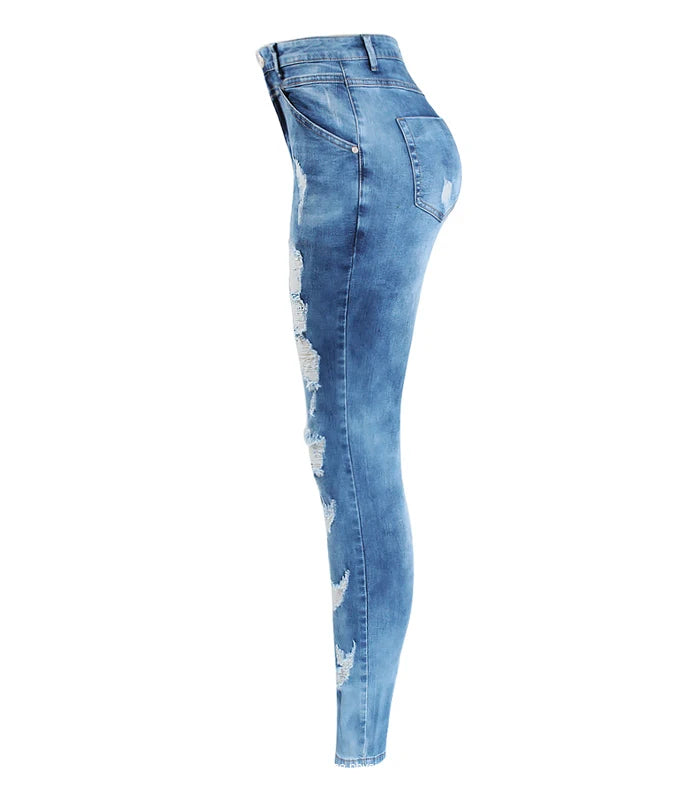 Trend Distressed Women's Denim Jeans | Tajstylo