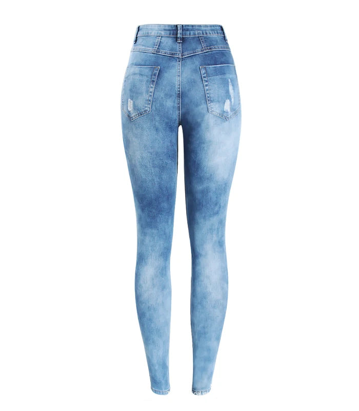Trend Distressed Women's Denim Jeans | Tajstylo
