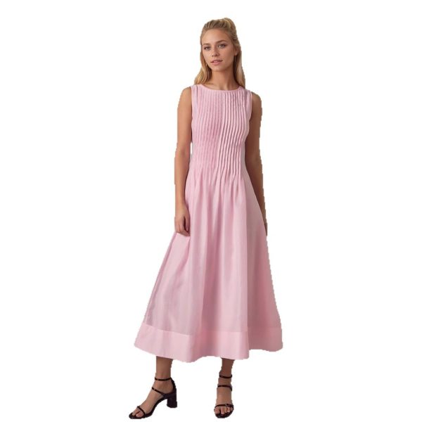 Sleeveless vest dress for women